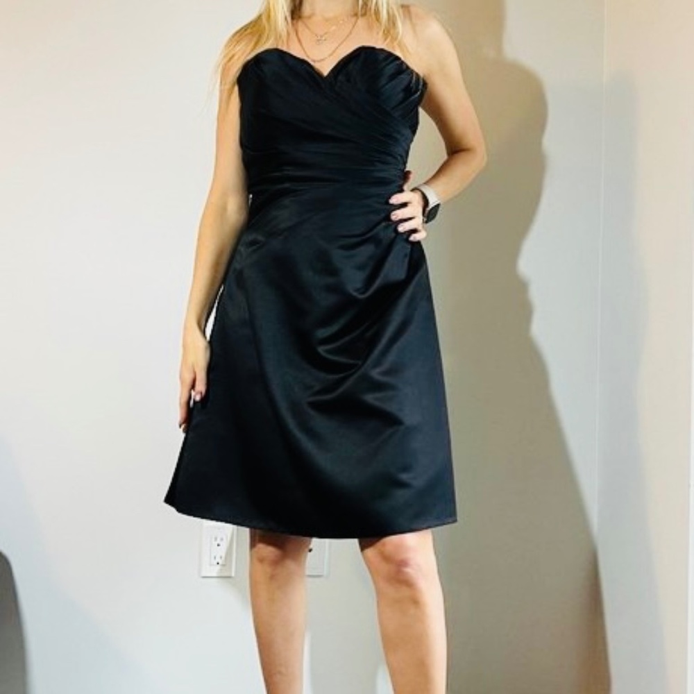 New Black classic midi dress NWT